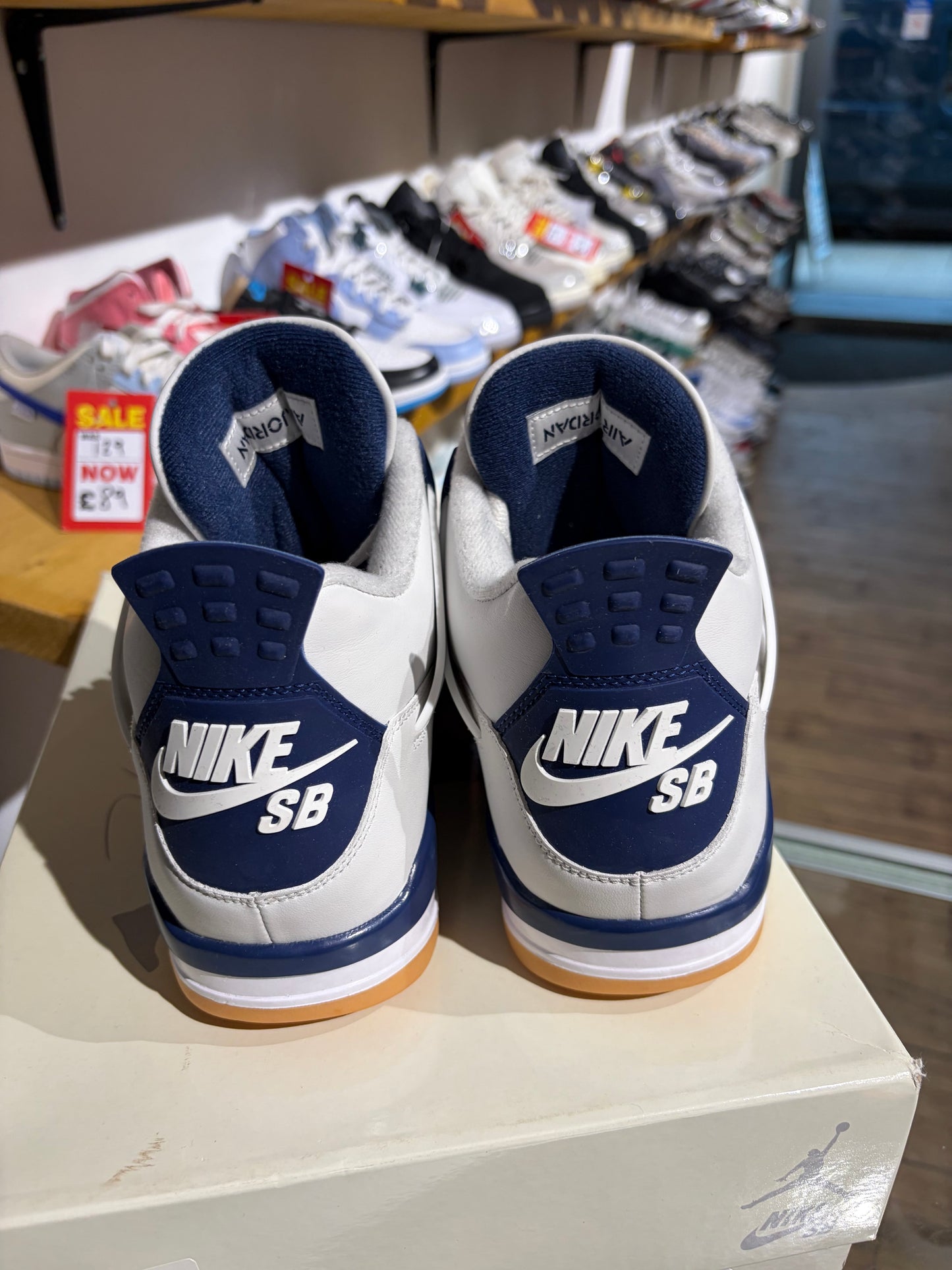 Jordan 4 Navy SB UK 8.5