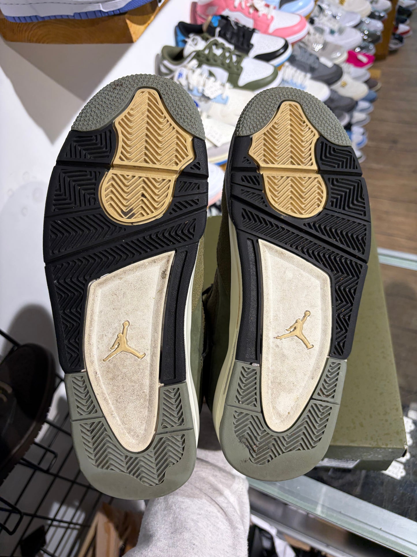 Air Jordan 4 Olive Craft UK 9