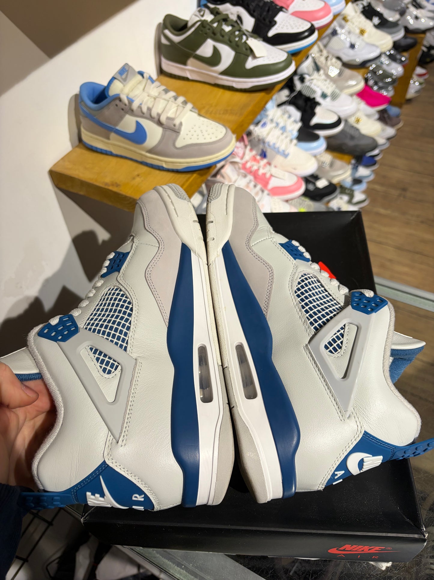 Air Jordan 4 Military Blue UK 9.5