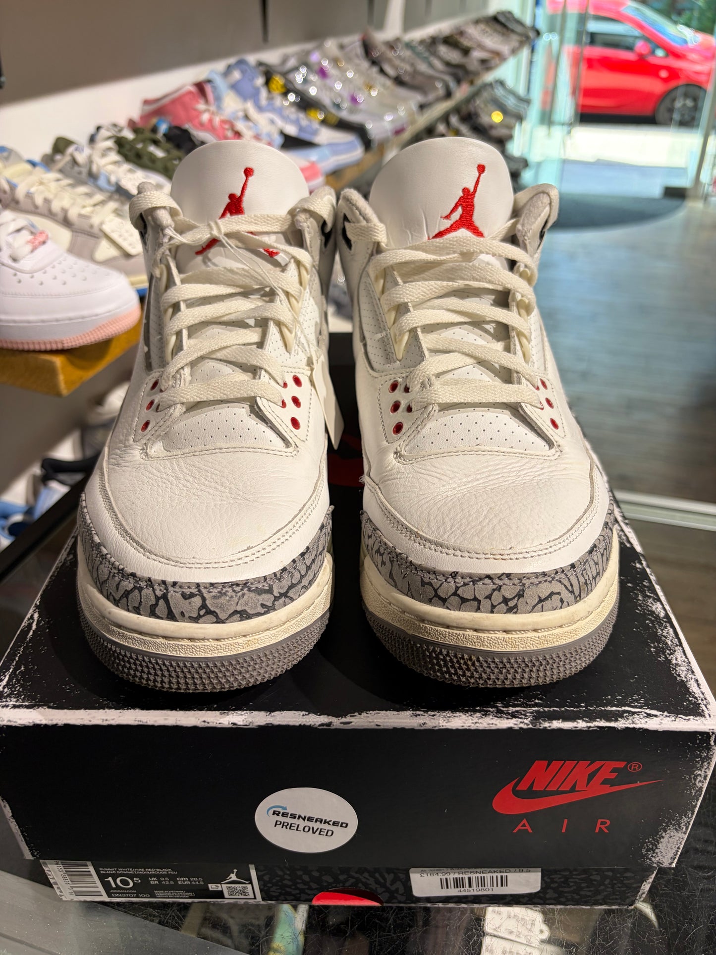Air Jordan 3 White Cement Reimagined UK 9.5