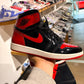 Jordan 1 High Patent Bred UK 7