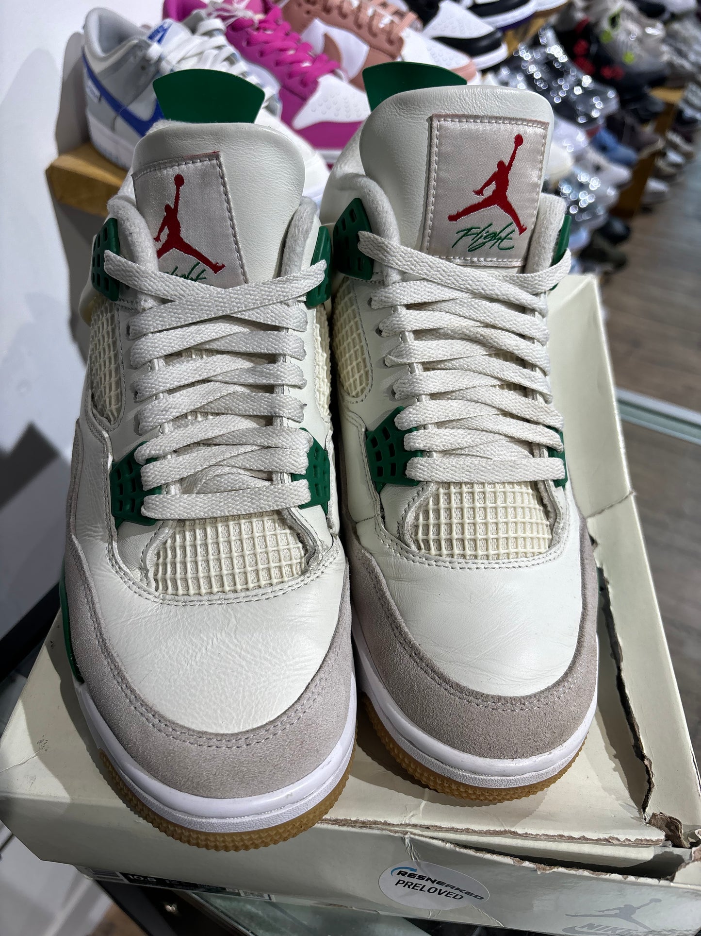 Air Jordan 4 Pine Green SB UK 8