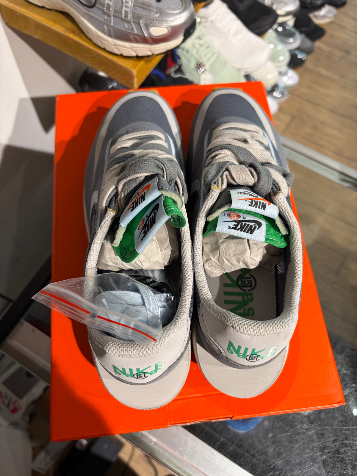 Nike Sacai Clot Grey UK 6 #362