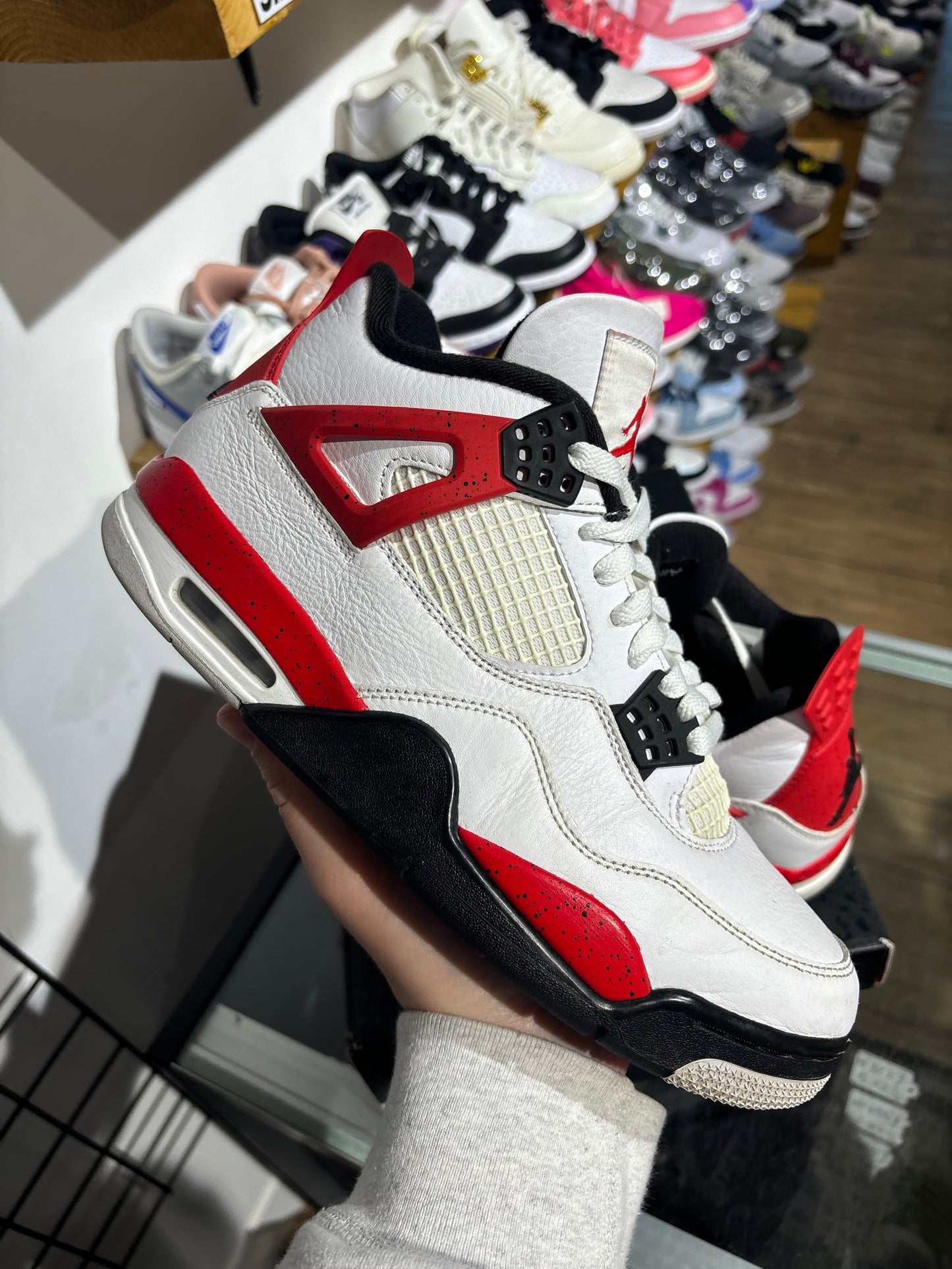 Air Jordan 4 Red Cement UK 8