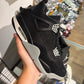 Jordan 4 Black Canvas UK 7 #224
