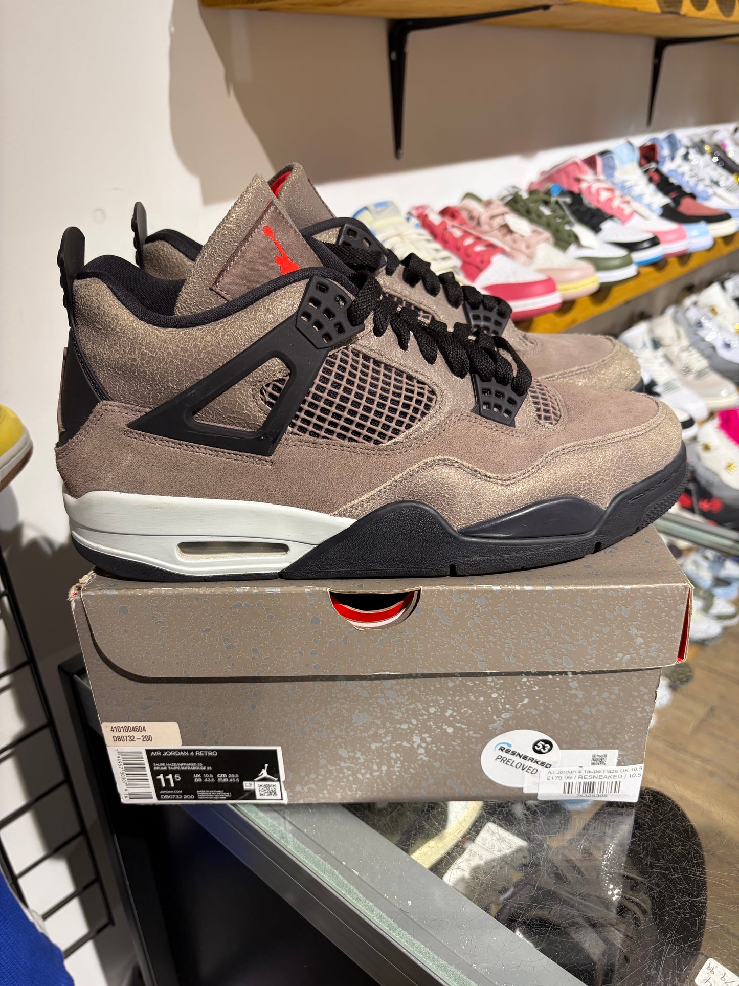 Air Jordan 4 Taupe Haze UK 10.5