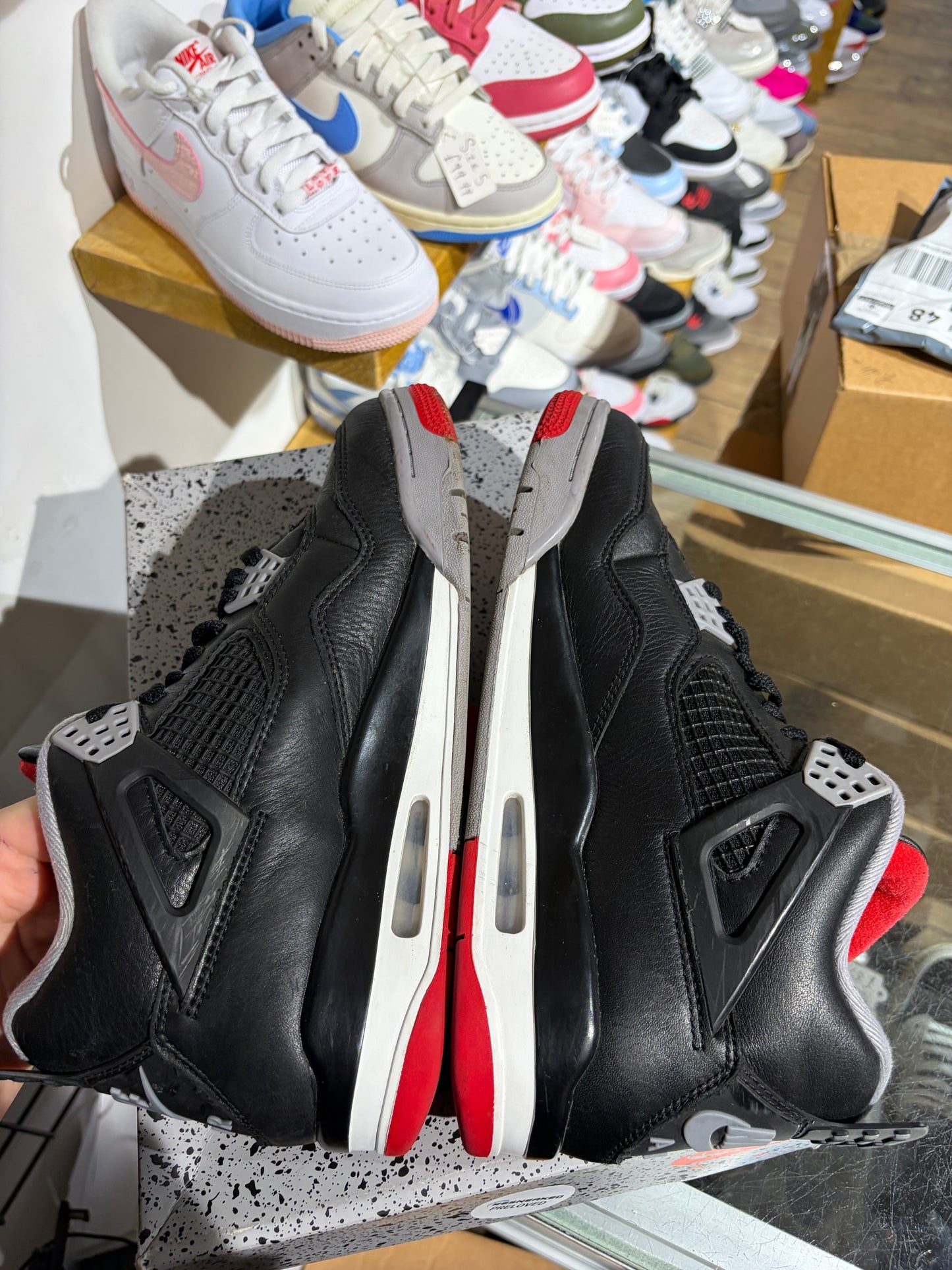 Air Jordan 4 Bred UK 8