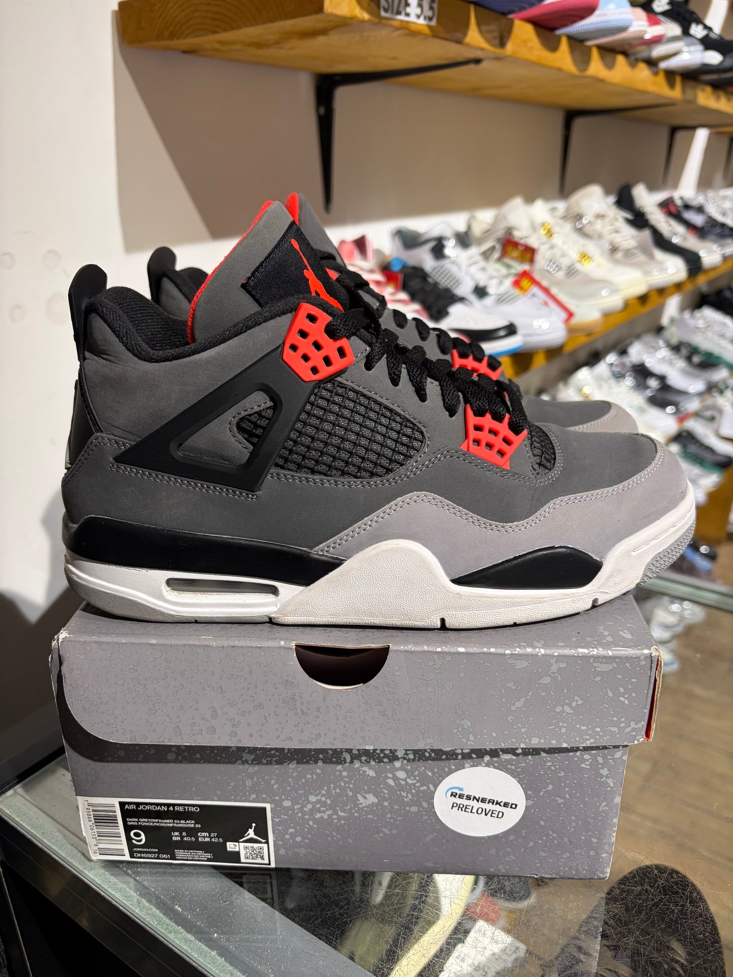 Jordan 4 Infrared UK 8