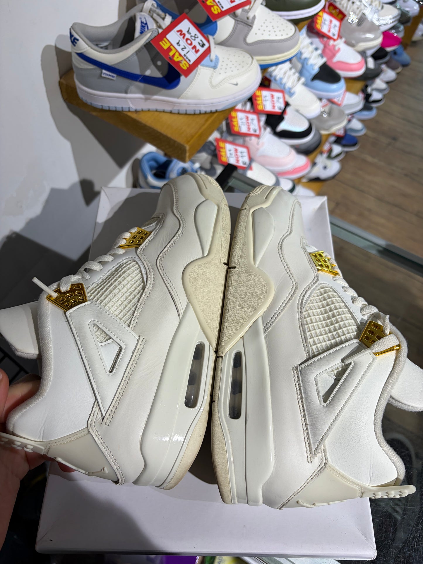 Air Jordan 4 Metallic Gold (W) UK 9