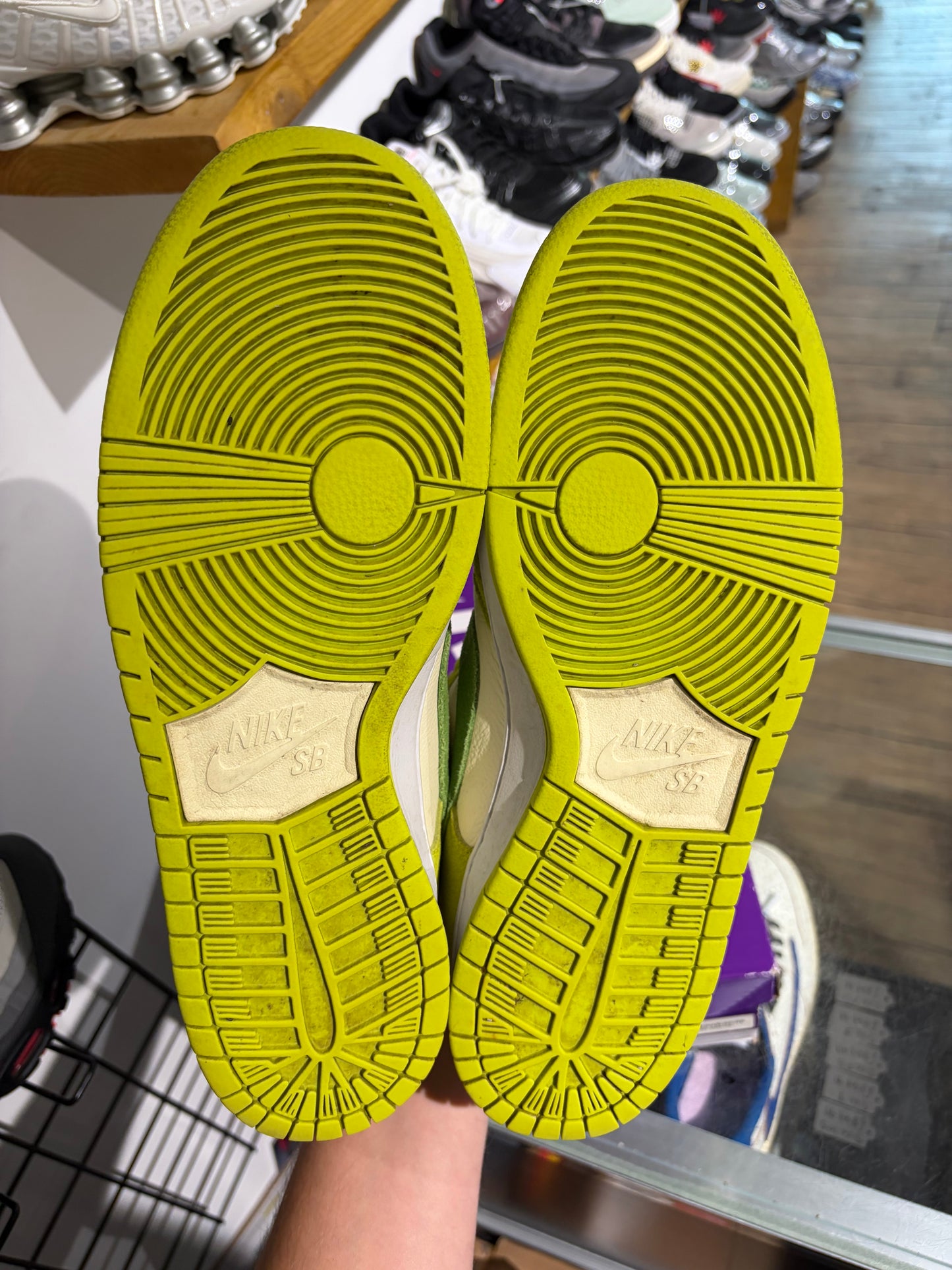 SB Dunk Low Sour Apple UK 11