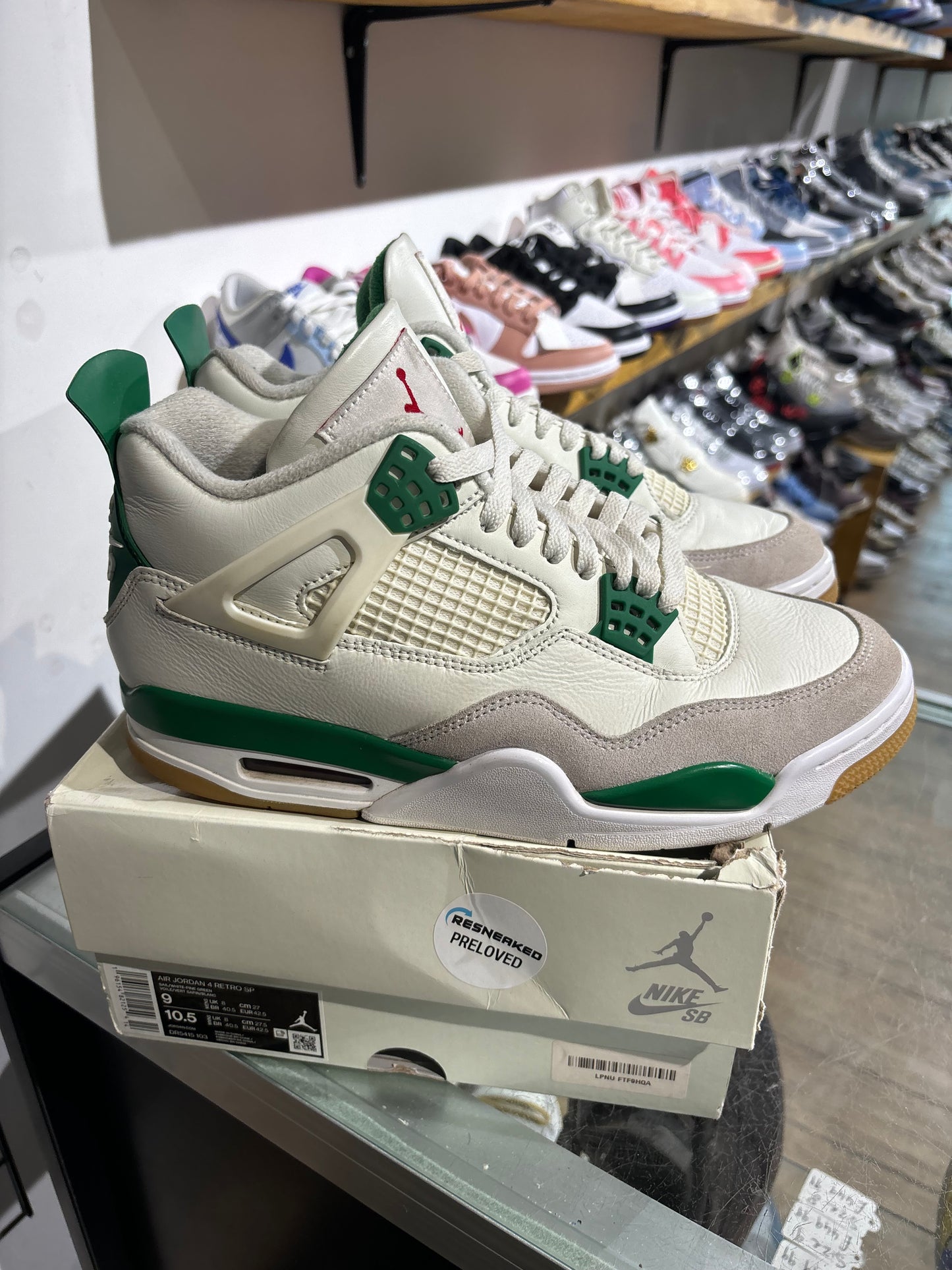 Air Jordan 4 Pine Green SB UK 8