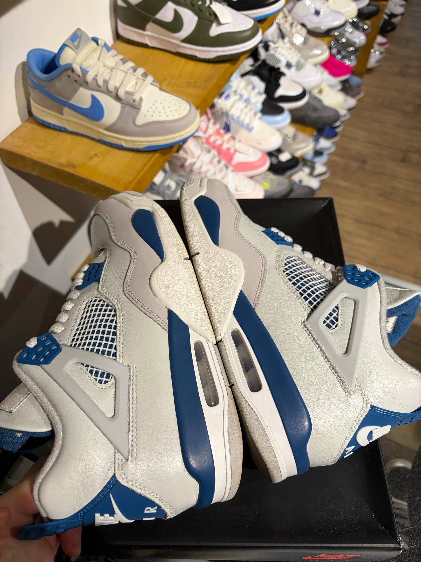 Air Jordan 4 Military Blue UK 9.5