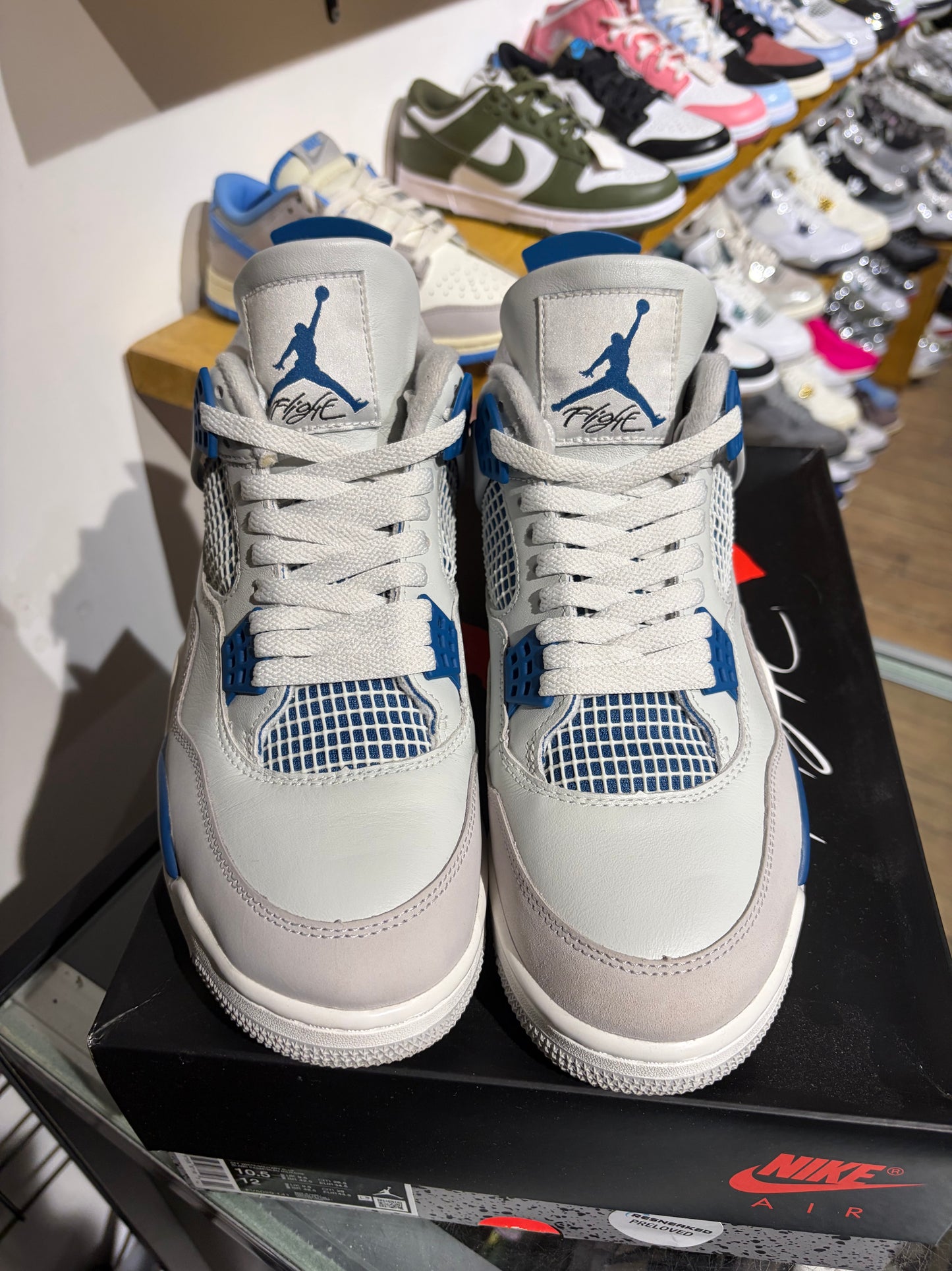 Air Jordan 4 Military Blue UK 9.5