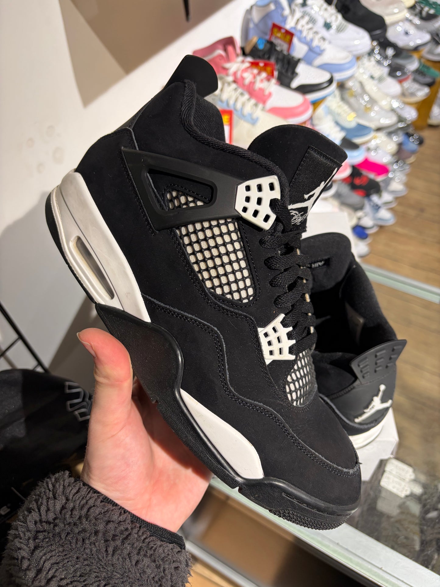 Jordan 4 White Thunder UK 10