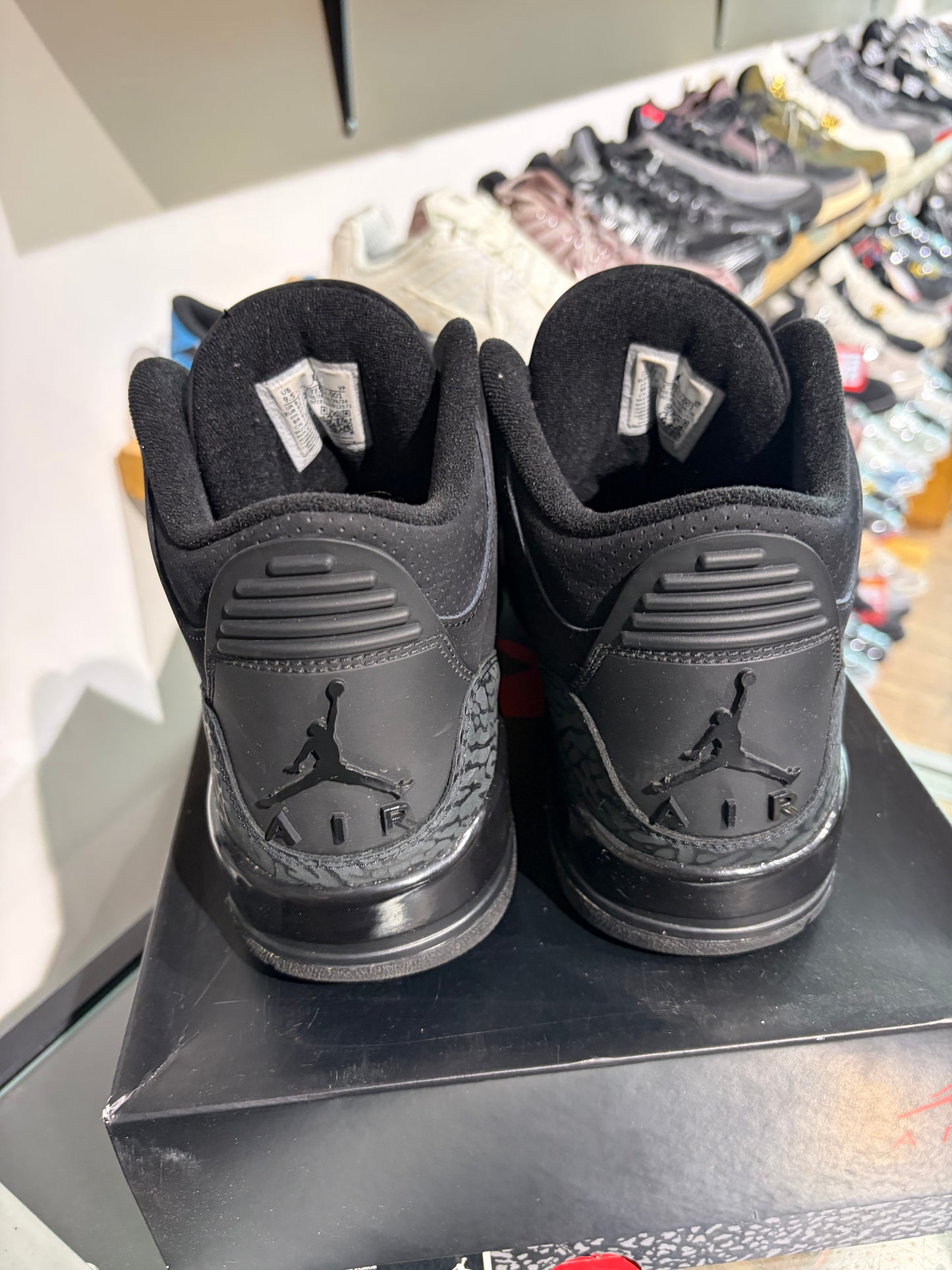 Jordan 3 Black Cat UK 8.5