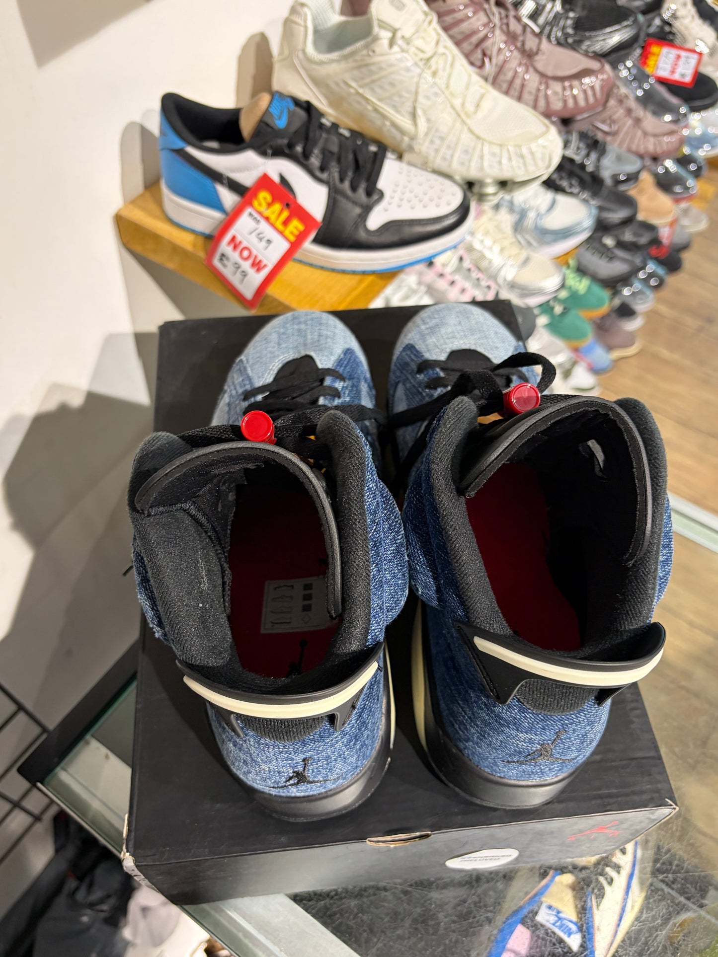 Jordan 6 Washed Denim UK 8