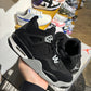 Jordan 4 Black Canvas UK 6 (GS)