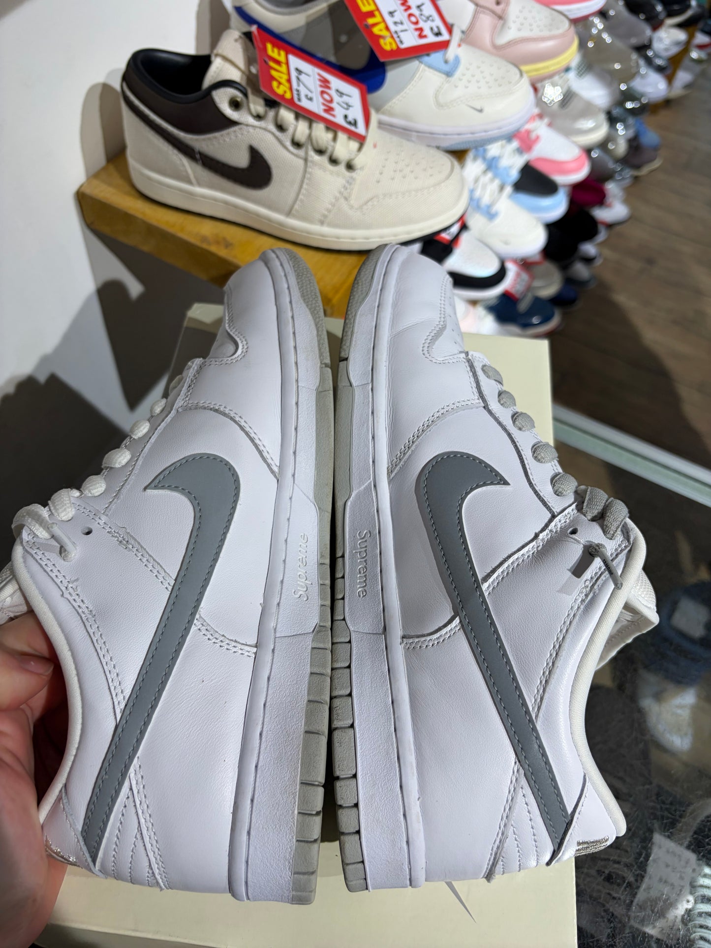 Supreme SB Dunk Low White 94 UK 9