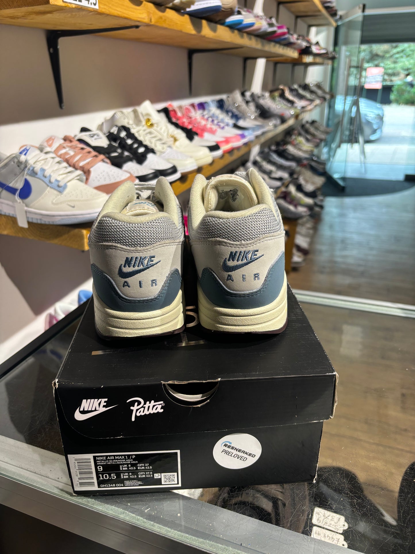 Air Max 1 Patta Aqua UK 8