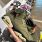 Air Jordan 6 x Travis Scott Medium Olive UK 8