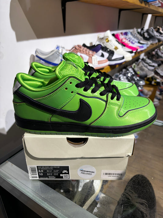 Nike SB Dunk Low Powerpuff Girls Buttercup UK 7.5