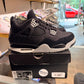 Air Jordan 4 Black Canvas UK 8
