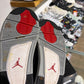 Jordan 4 Black Canvas UK 7.5 #29