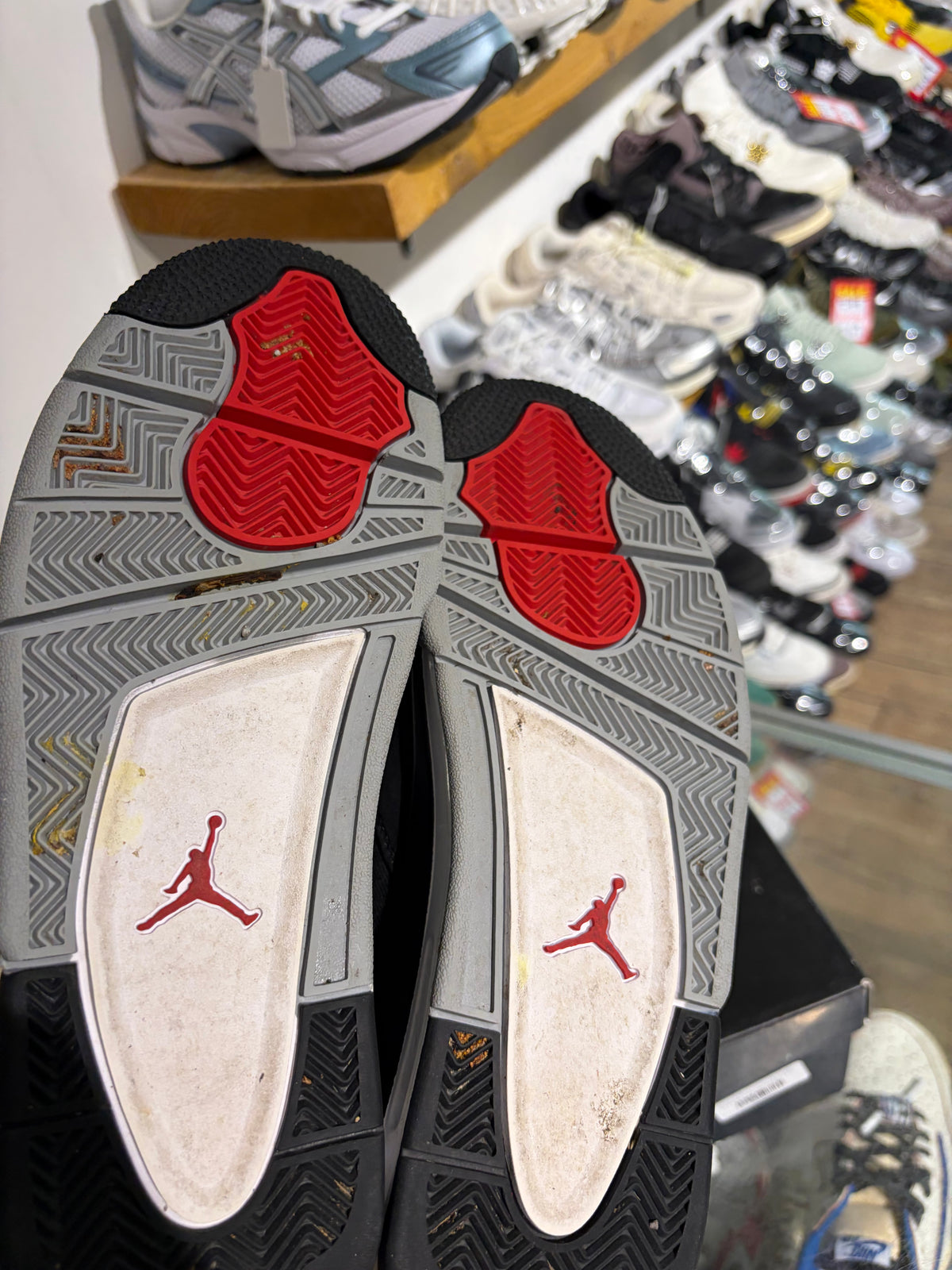 Jordan 4 Black Canvas UK 7.5 #29