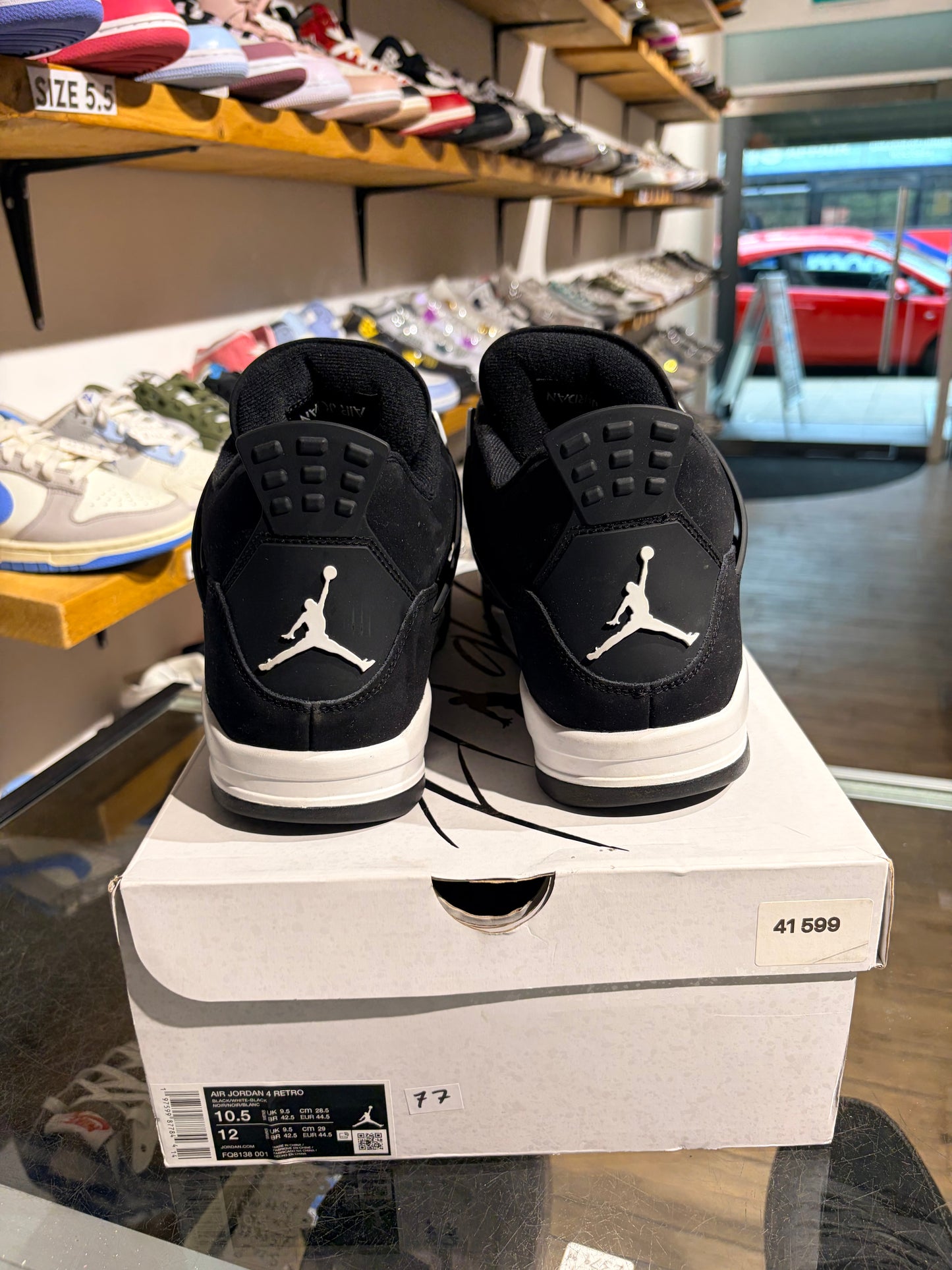 Jordan 4 White Thunder UK 9.5