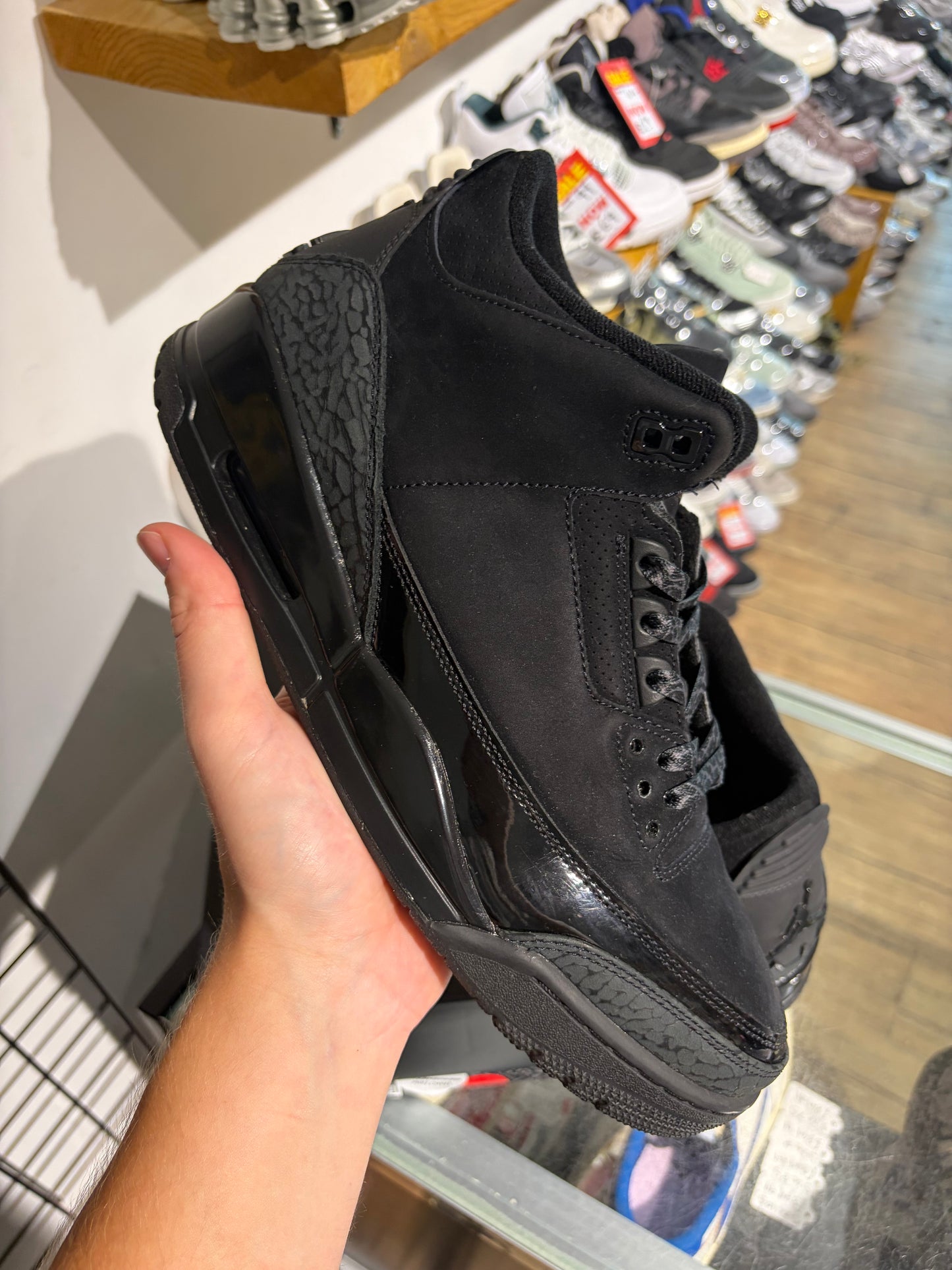 Jordan 3 Black Cat UK 11.5 #227