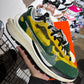 Sacai x Nike VaporWaffle Tour Yellow Stadium Green UK 10.5