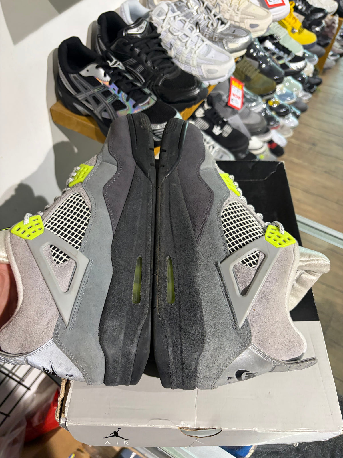 Jordan 4 Neon UK 12 #233