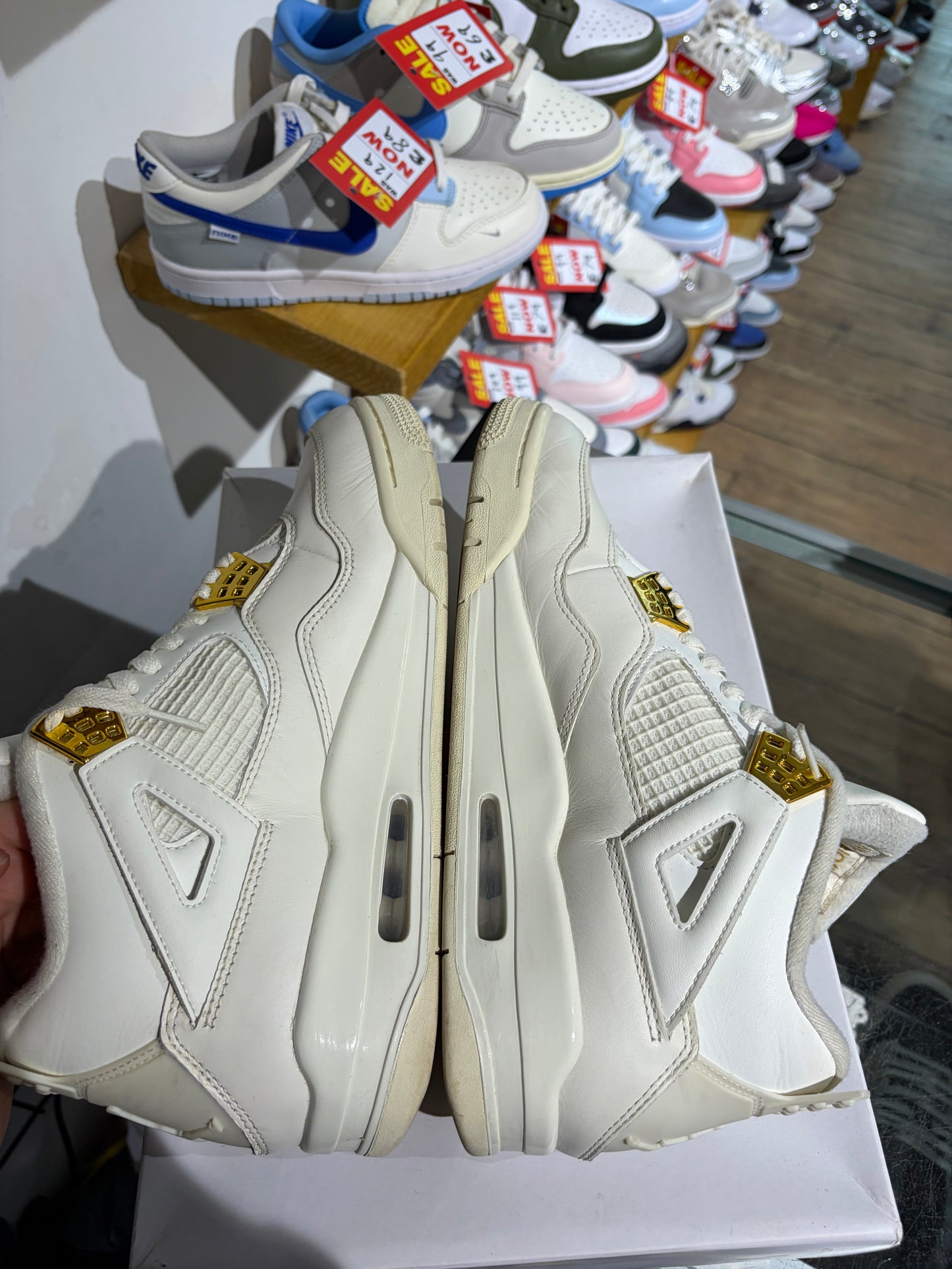 Air Jordan 4 Metallic Gold (W) UK 9
