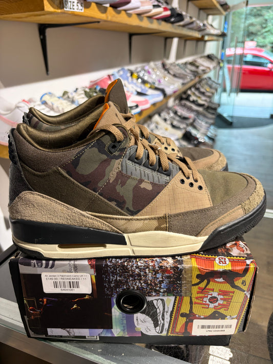 Air Jordan 3 Patchwork Camo UK 11