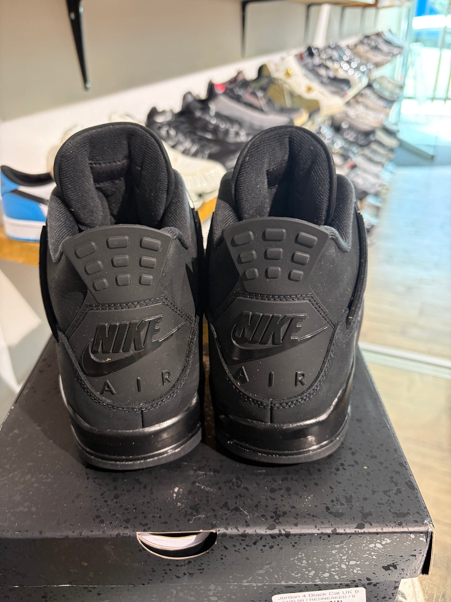 Jordan 4 Black Cat UK 9