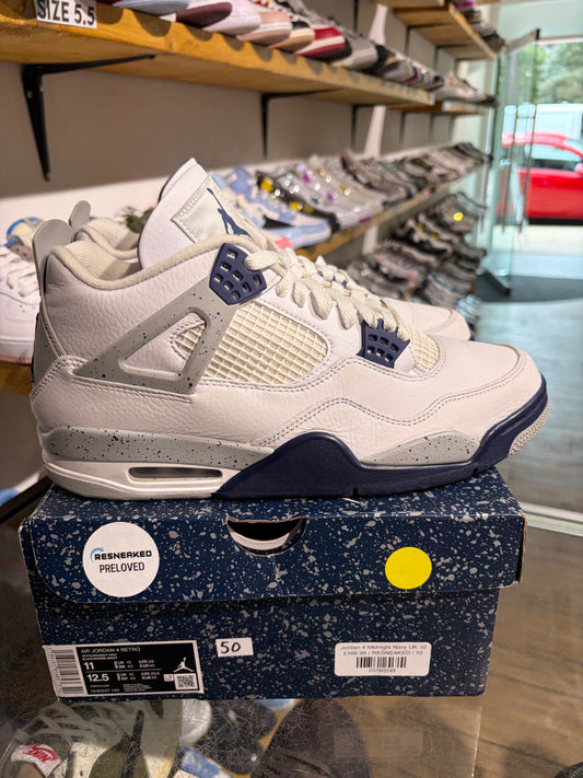 Jordan 4 Midnight Navy UK 10