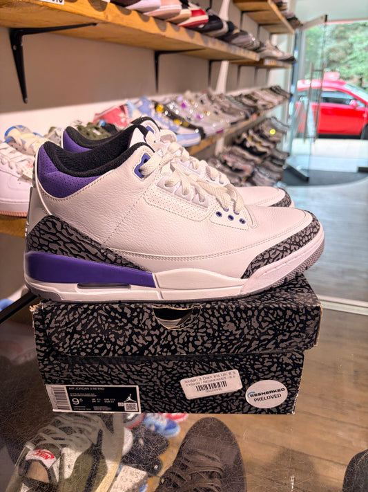Jordan 3 Dark Iris UK 8.5