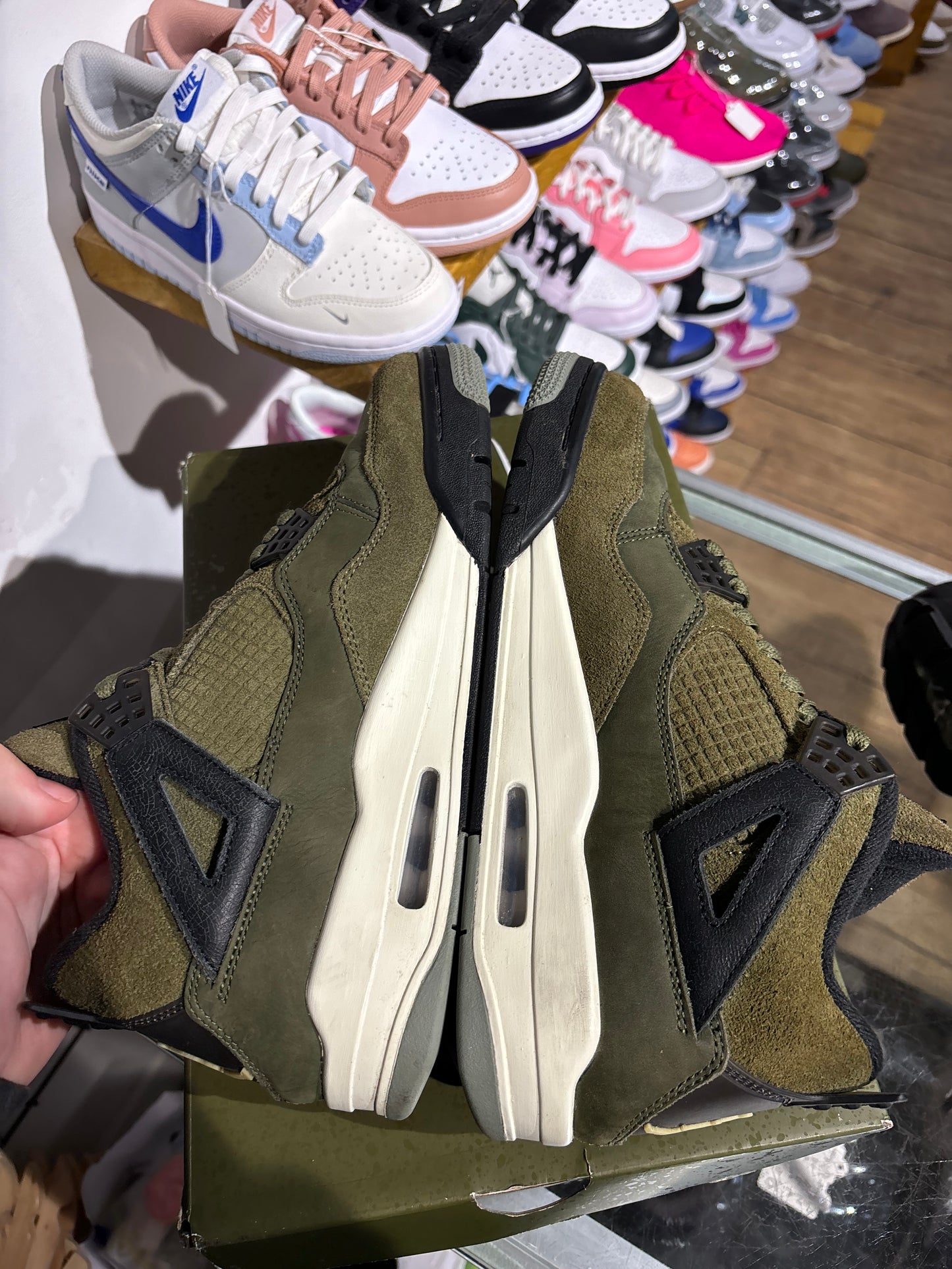 Air Jordan 4 Olive Craft UK 7.5