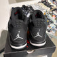 Jordan 4 Black Canvas UK 7.5 #29