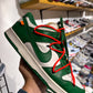 Nike Dunk Low x Off-White Pine Green UK 11