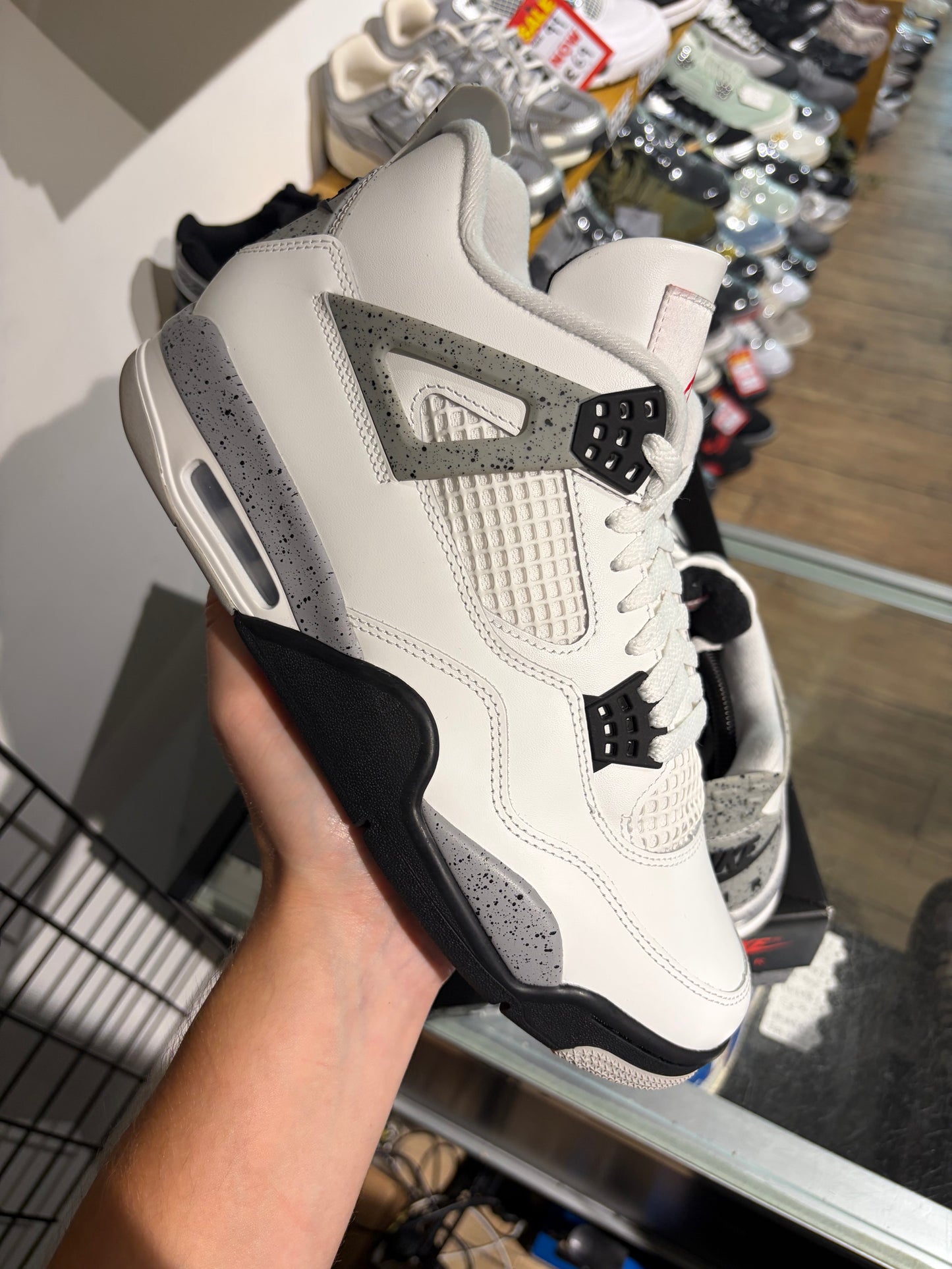 Jordan 4 White Cement UK 9.5 #229