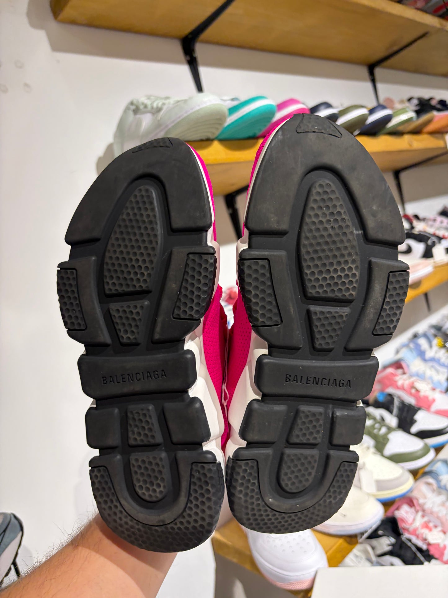 Balenciaga Pink Sock Runner UK 4