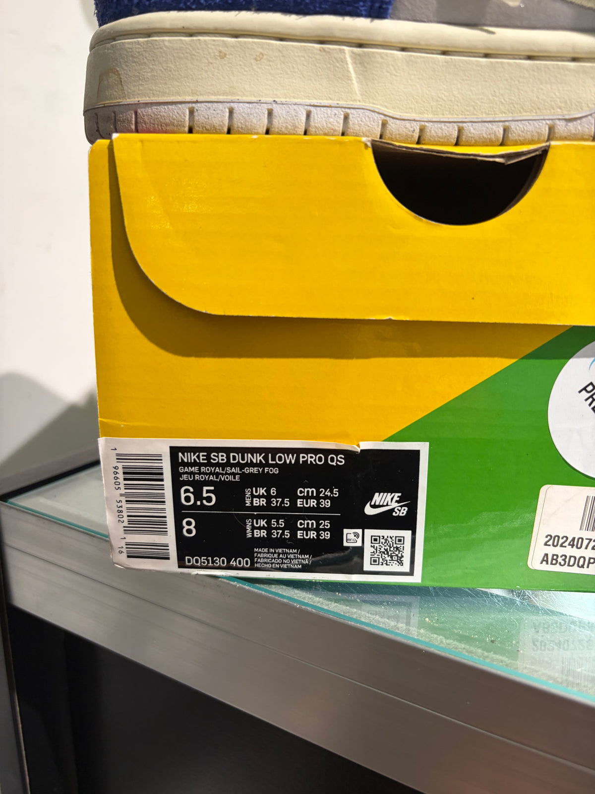Nike SB Dunk Low Fly Streetwear UK 6 #343