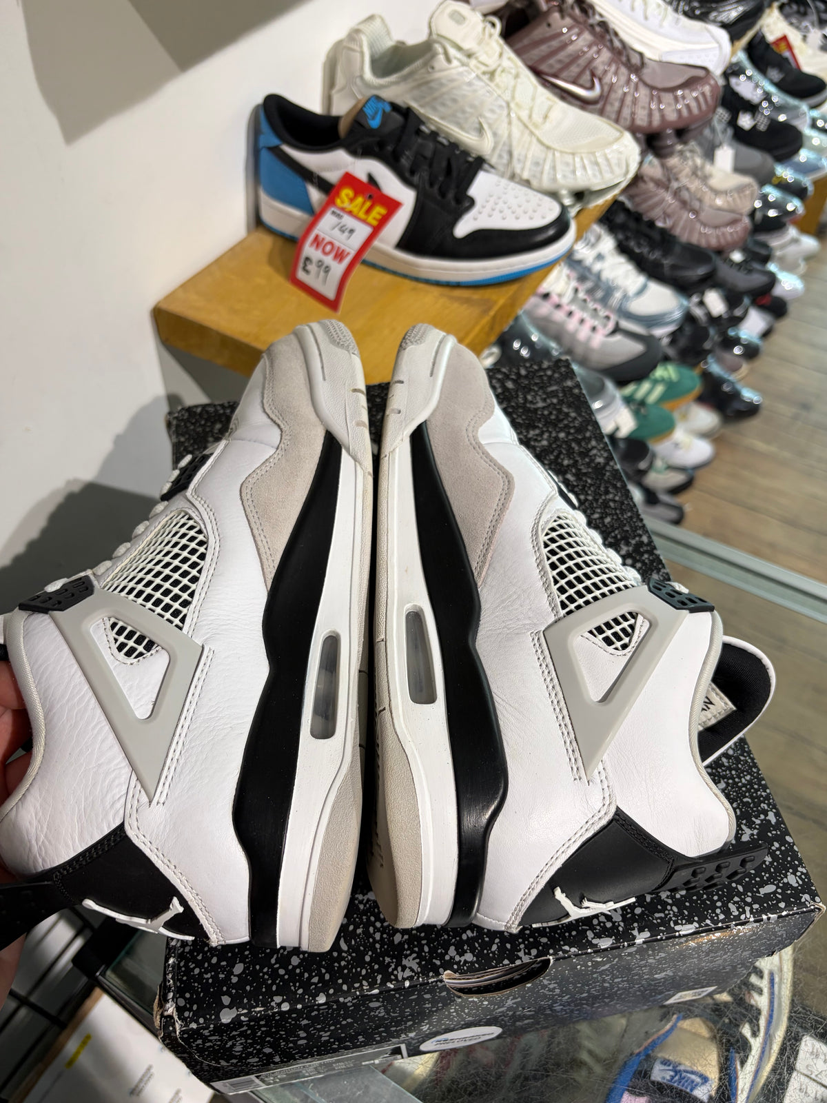 Jordan 4 Military Black UK 8.5 #142