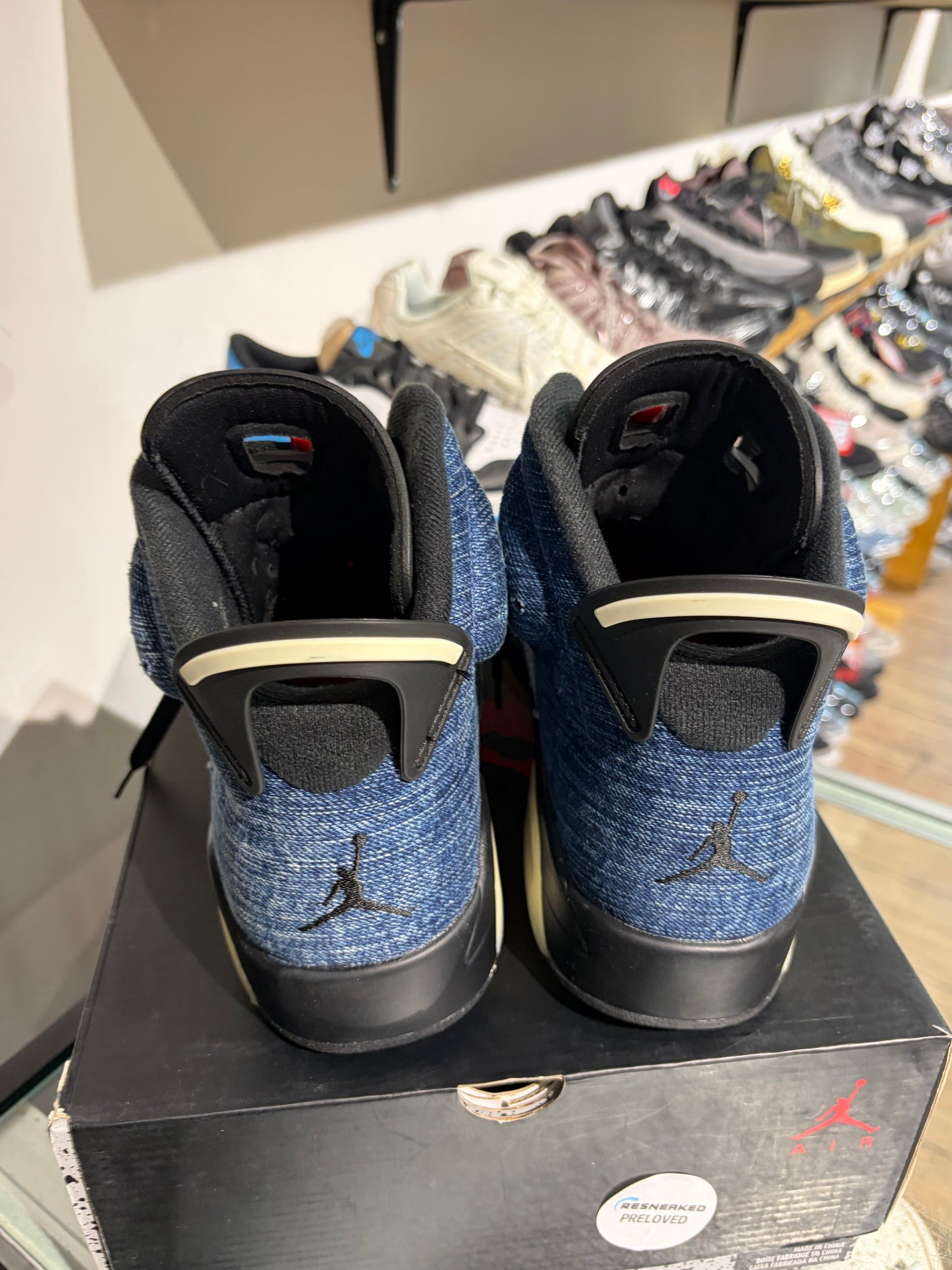 Jordan 6 Washed Denim UK 8