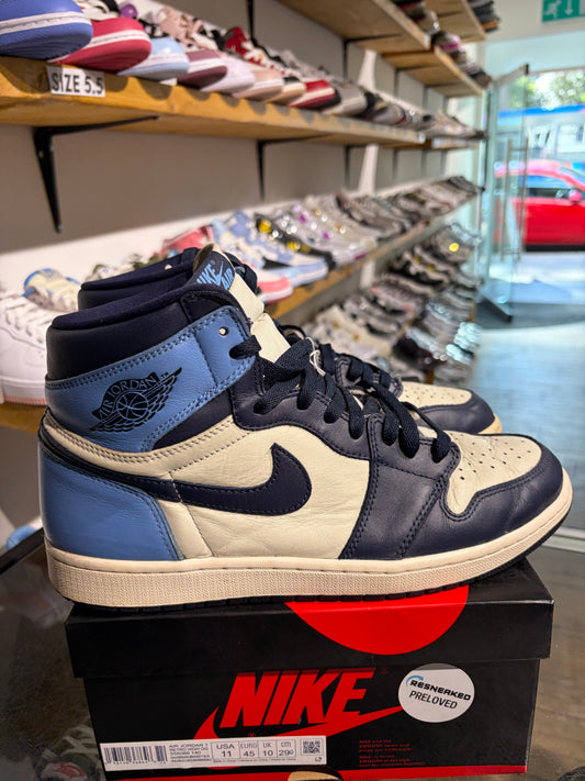 Air Jordan 1 High Obsidian UK 10