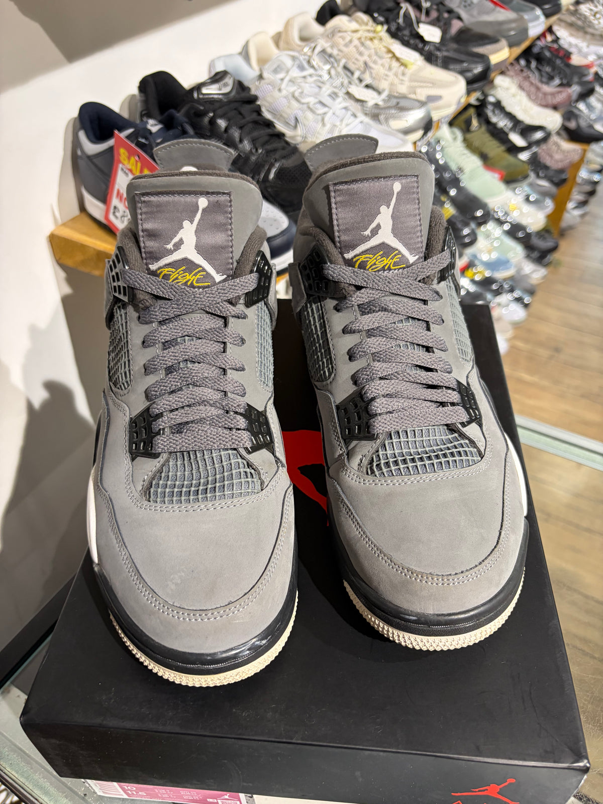 Jordan 4 Cool Grey UK 9 #199