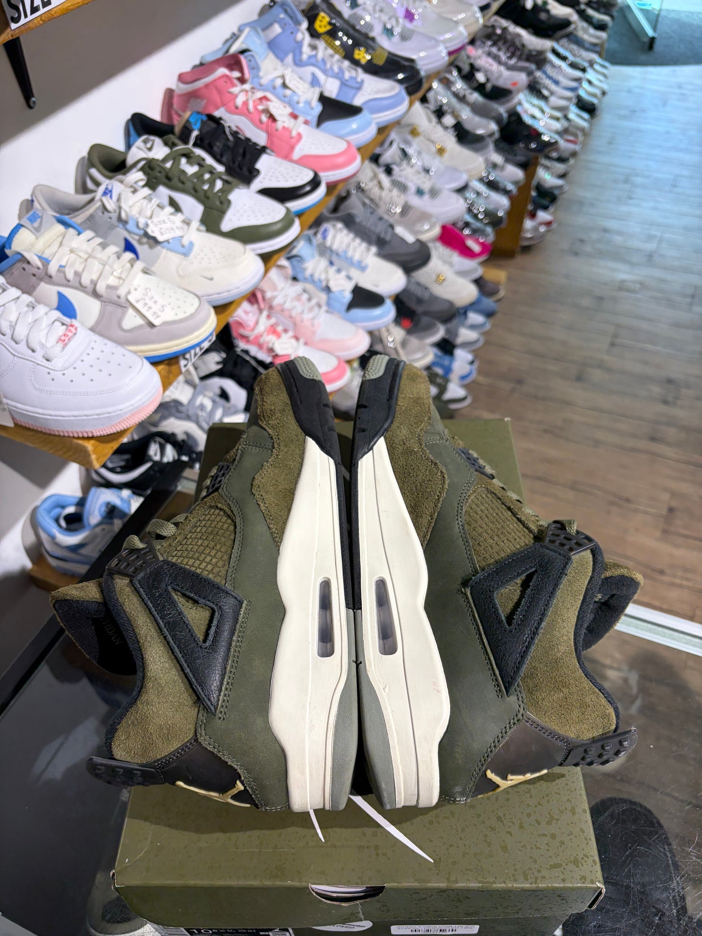 Jordan 4 Olive Craft UK 9.5