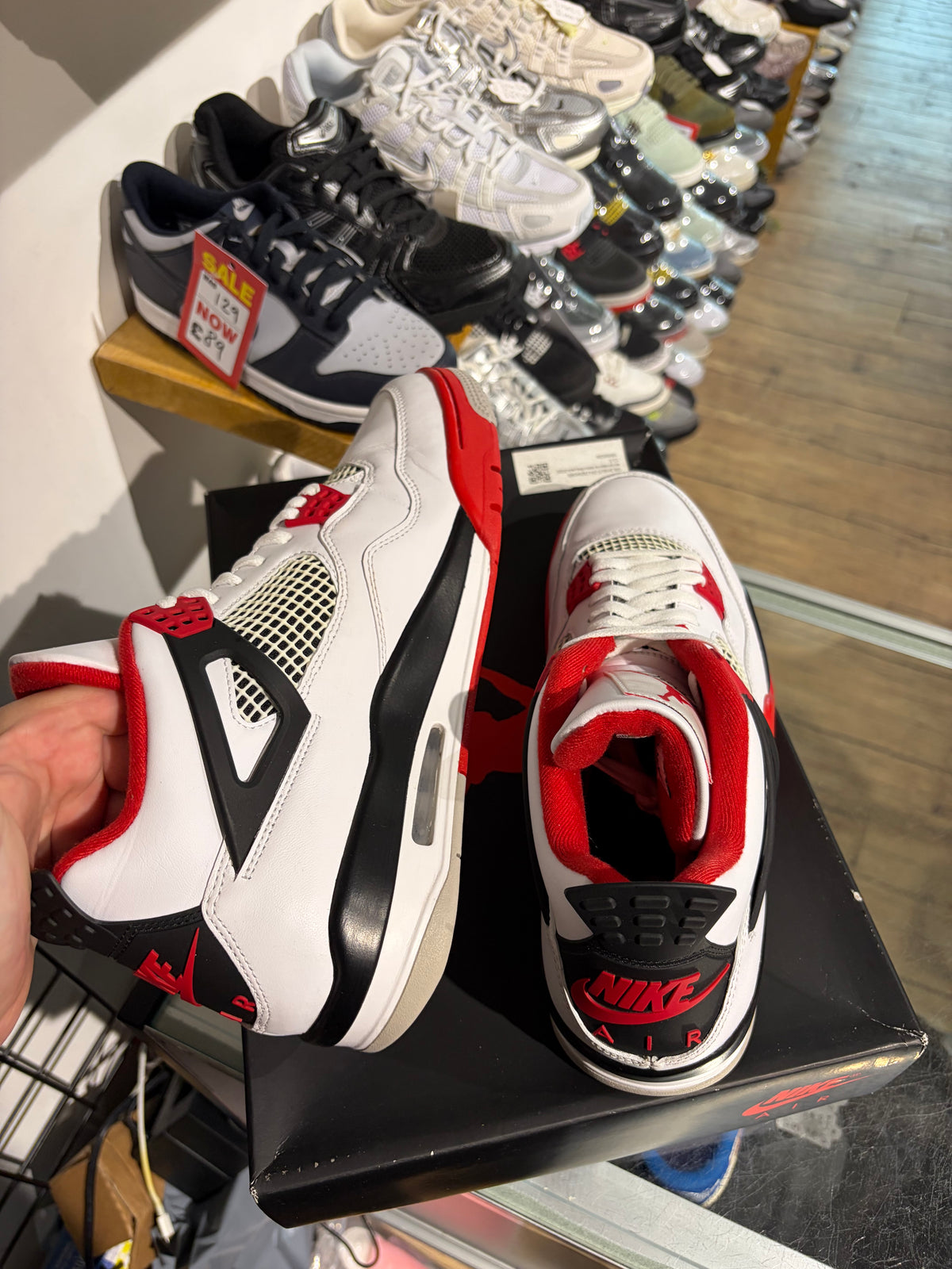 Jordan 4 Fire Red UK 11.5 #203