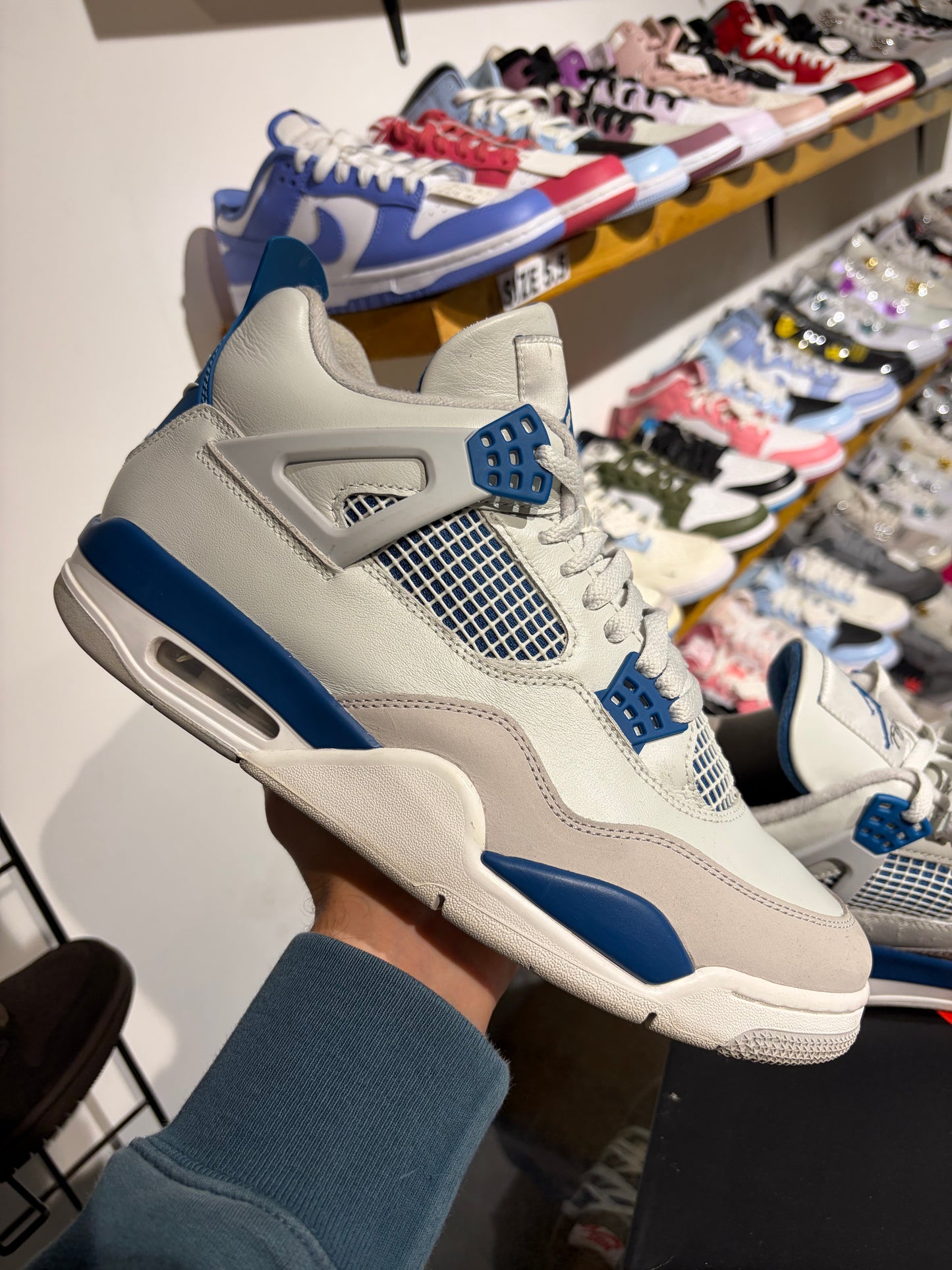 Jordan 4 Military Blue UK 10